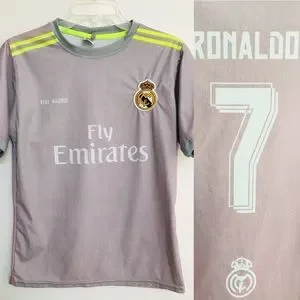 Shirts Real Madrid Soccer Jersey Ronaldo Fly Emirates Size 44